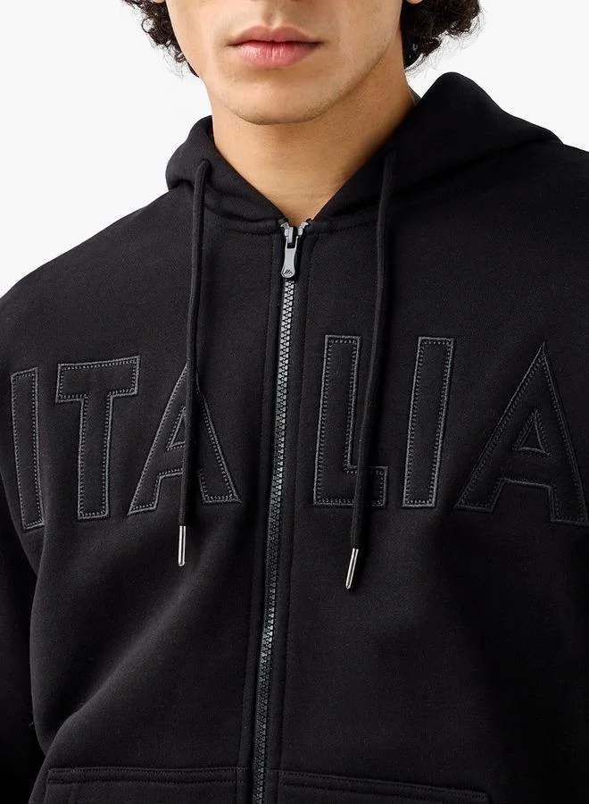 Kappa  Kappa Men's Italia Embroidered Hoodie for Men | Best Price UAE