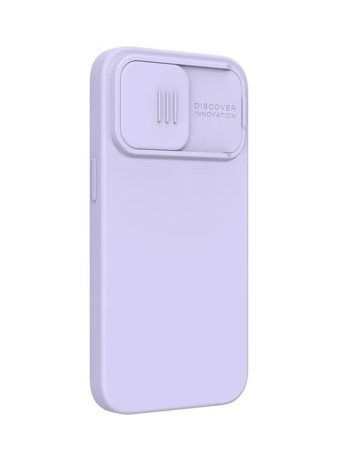 Nillkin CamShield Silky Magnetic Silicone Case For iphone 14 Pro - Purple - Image 4
