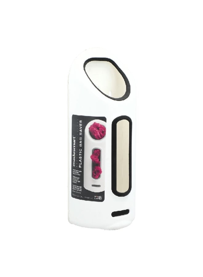 ميد سمارت حافظ أكياس من البلاستيك مع كوب بفتحة علويه لون أبيض وأسود 33 × 12.9 × 8.6 سم 95-29485-06 - Image 3