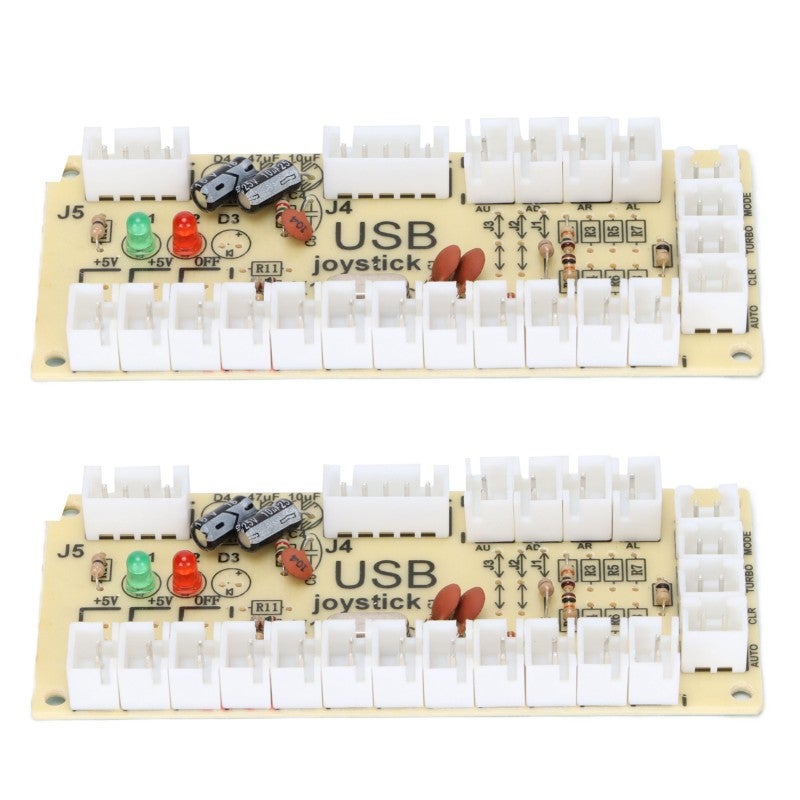 مشفر أركيد بزمن تأخير صفري - واجهة USB لزر عصا التحكم لنظام ويندوز - مشفر ألعاب أركيد سهل التركيب يمكنك تنفيذه بنفسك لمشاريع راسبيري باي ريتروباي - Image 2