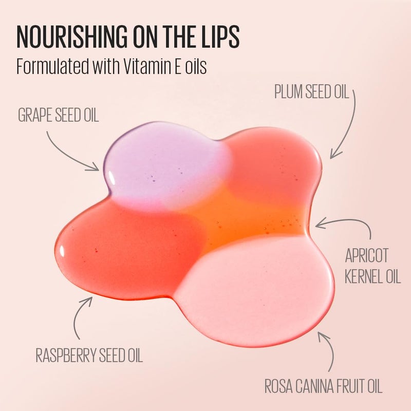 Kaja Juicy Glass Lip Plumping Oil | 02 Raspberry Refresher | Hydrating, Feel Plumped and Lightweight with Vitamin Tree Fruit Oil, Vegan, Cruelty-Free, Clear Tint Stain Shine Gloss Plumper - Image 5