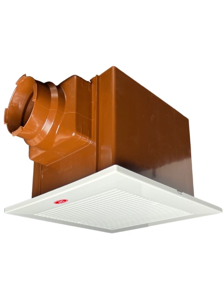 تات مروحة شفط ديكورية TAT مقاس الفتحة 30×30 سم – مخرج 6 بوصة – قوة سحب 160CFM - Image 2