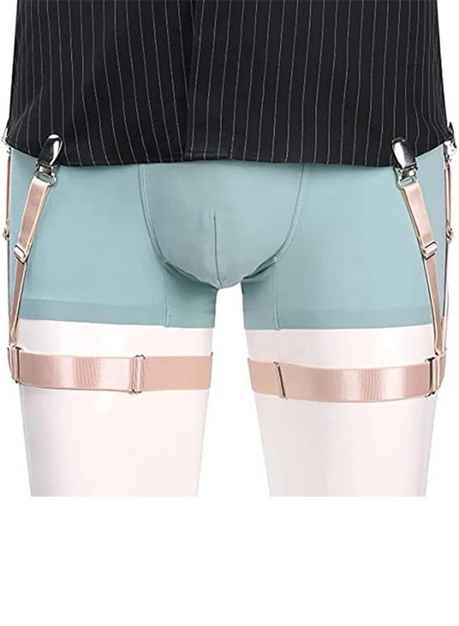 القميص يبقى للرجال حامل ذيل القميص فستان الرجال قميص الزوارق ابقي قميصك مخبأ في ، قميص تاكر 1 زوج - Image 4