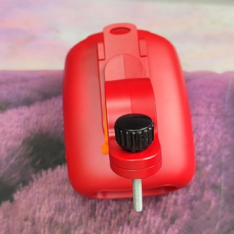 Wisoqu Speaker, Hands Calls Answering Portable Waterproof Speaker for Cycling Hiking, Long Battery Life, Compact and Stylish Portable Design (Red) - Image 4