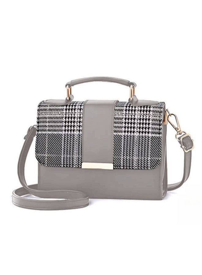 حقيبة كتف منقوشة متعددة الاستخدامات للسيدات، حقيبة كروس من جلد البولي يوريثان للسيدات، حقيبة حمل جانبية، حقيبة يد ذات سعة كبيرة للتنقل اليومي، حقائب يد صغيرة، حقائب يد للفتيات/الطلاب