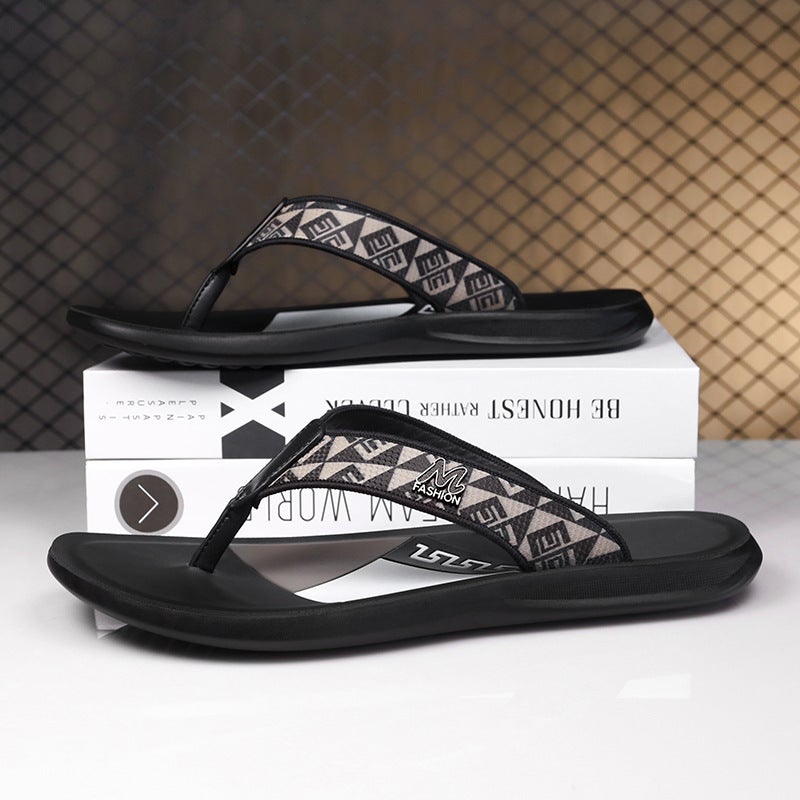 Flip-Flops Men'S Fashionable Soft Bottom Non-Slip Wear-Resistant Flip-Flops Summer Casual Outdoor Men'S Youth Slippers - Image 5
