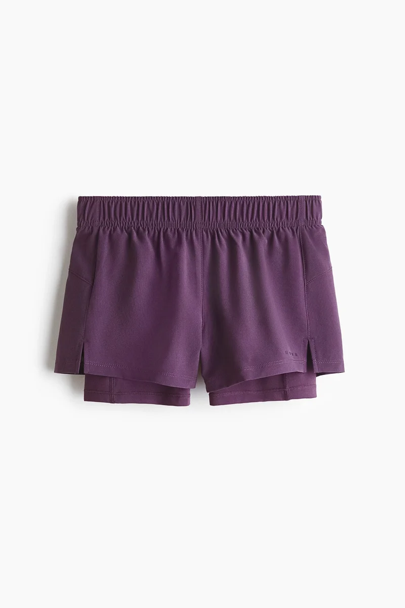 H&M Double-layered running shorts with DryMove™
