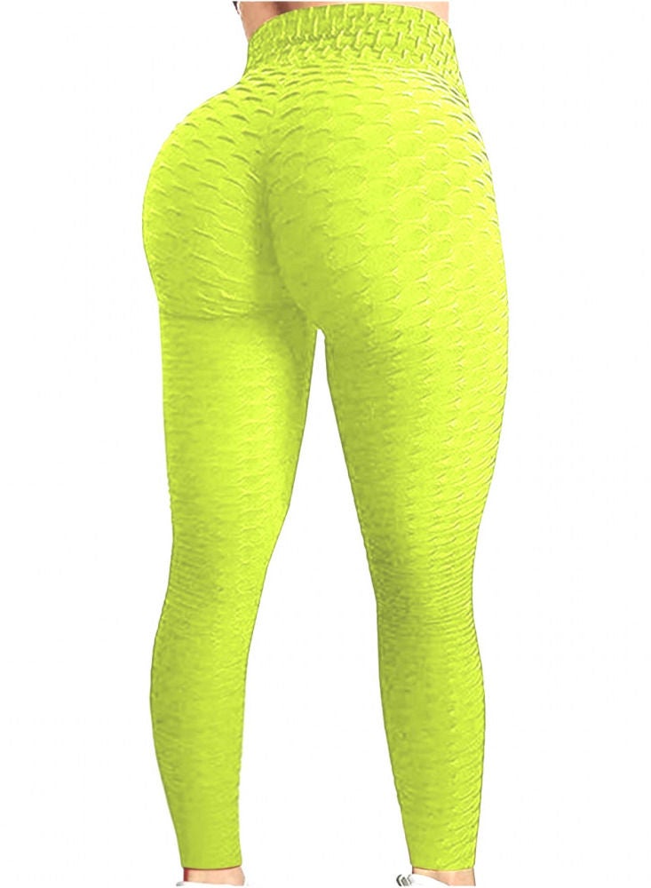 Yellow Colour Yoga Pants For Sports