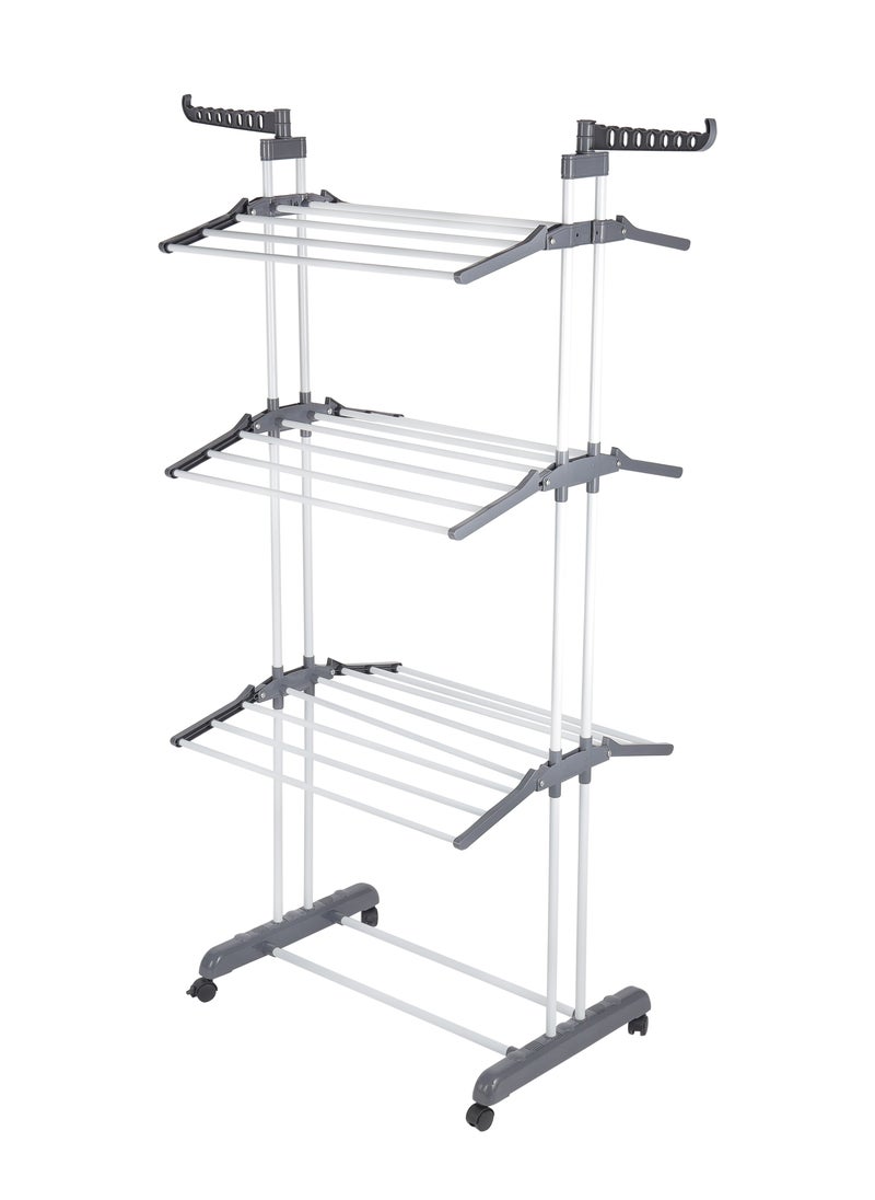 DELCASA Delcasa 3Tier Garment Rack Cloth Dryer Multi Purpose Cloth Drying Stan  - Image 1