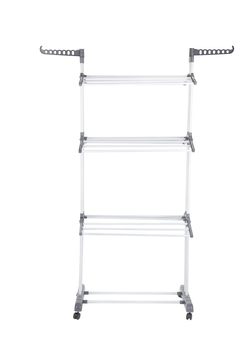 DELCASA Delcasa 3Tier Garment Rack Cloth Dryer Multi Purpose Cloth Drying Stan  - Image 2