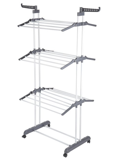 Delcasa 3Tier Garment Rack Cloth Dryer Multi Purpose Cloth Drying Stan