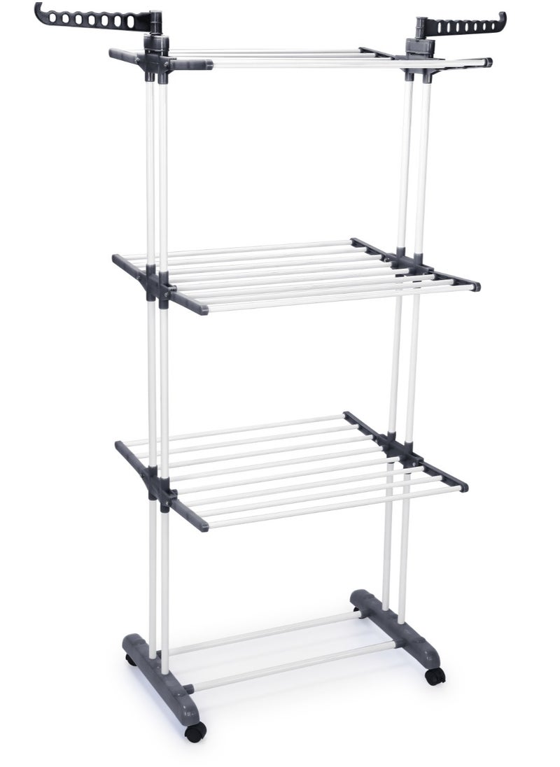 Delcasa 3Tiers Garment Rack Cloth Dryer Multi Purpose Cloth Drying Stand - pzsku/Z3494A1A24F40B8BBA0D8Z/45/_/1708137969/180aa2b5-8ab4-4c57-b958-f1c69d588cc3