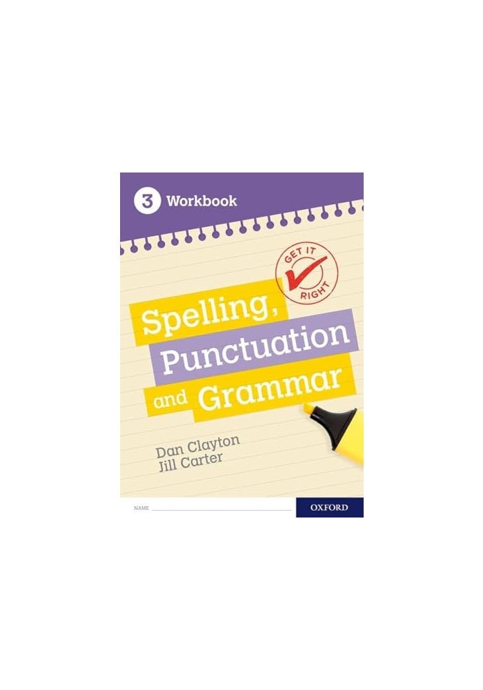 احصل على الصواب Ks3 1114 كتيب الإملاء وعلامات الترقيم والقواعد 3