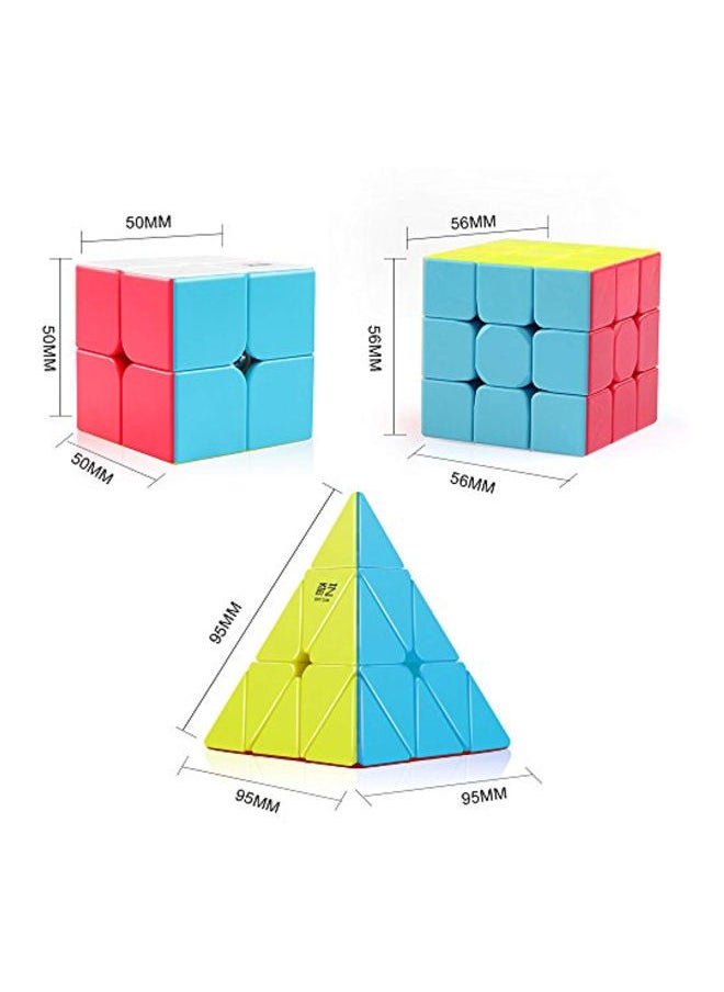 Y&D 3-Piece Stickerless Rubik's Cube AM-TG413  - Image 1