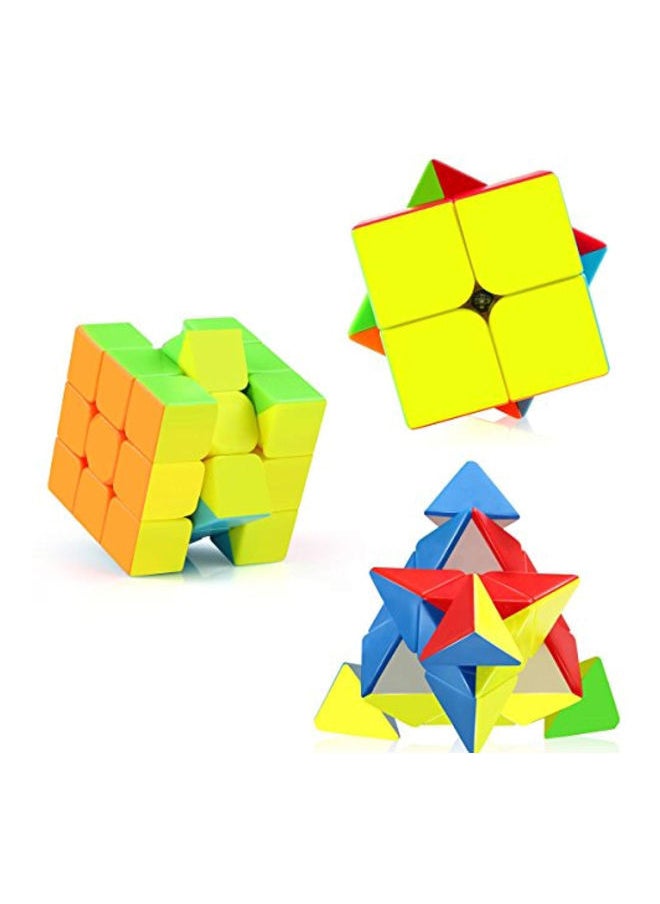 Y&D 3-Piece Stickerless Rubik's Cube AM-TG413  - Image 2