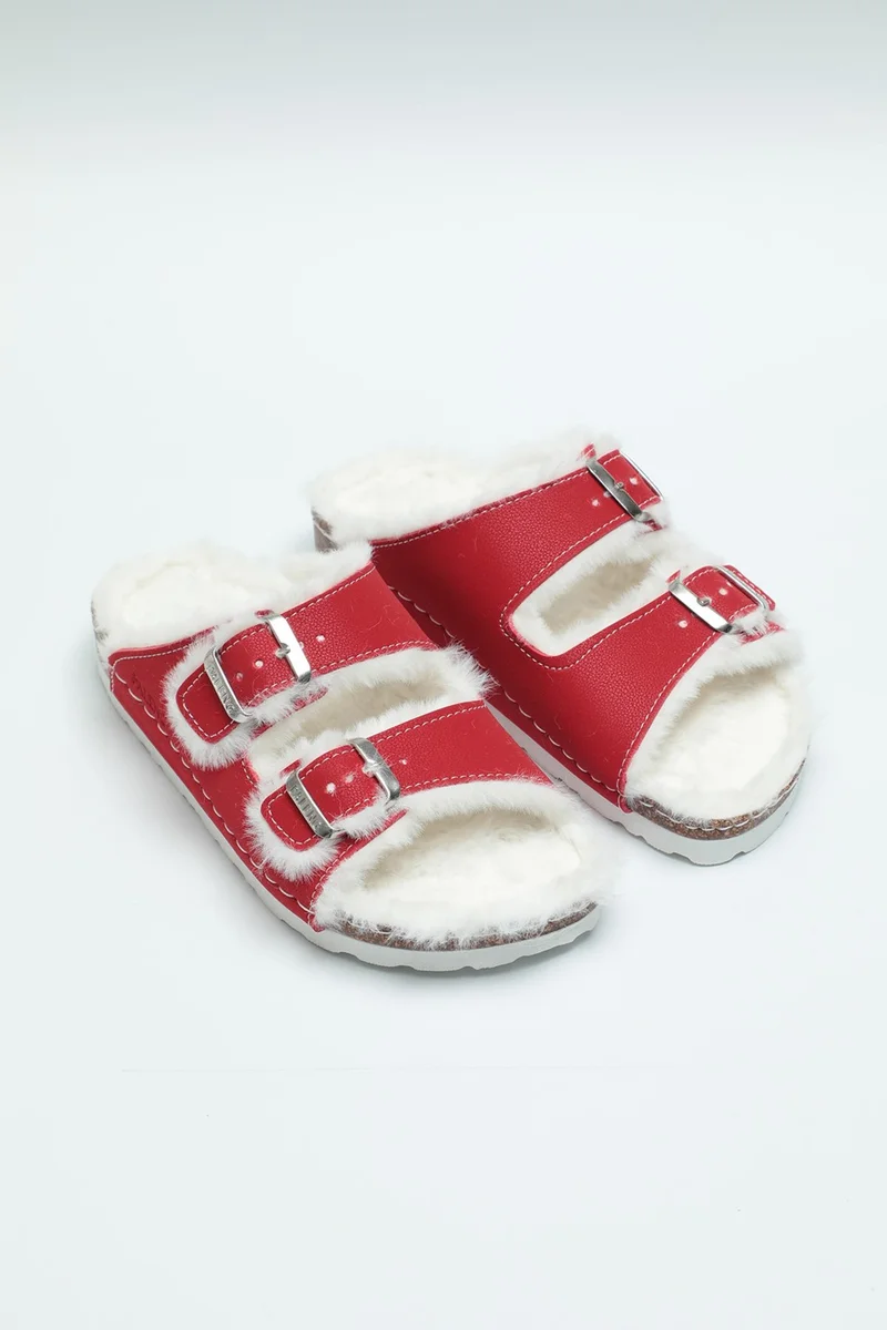 جيزر Paleng Cork Sole Winter Women's Slippers