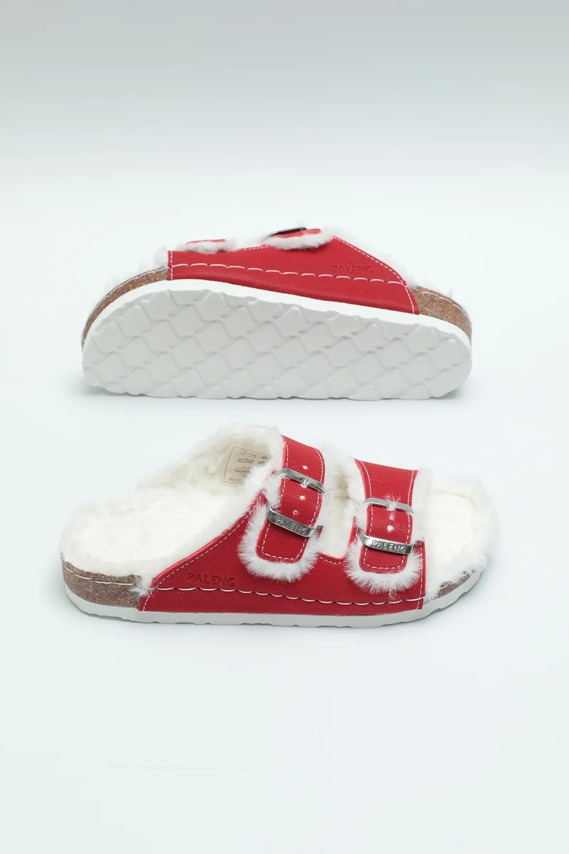 جيزر Paleng Cork Sole Winter Women's Slippers