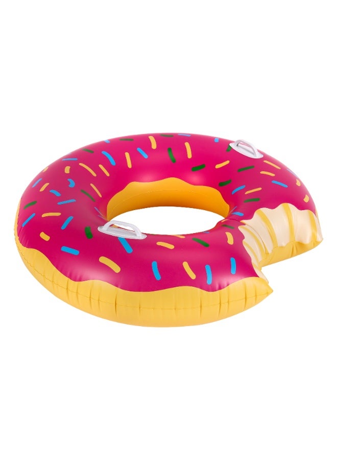 إبسلون حلقة سباحة إبسيلون دونات - 107 سم (42 بوصة)، شكل دونات عملاق، أنبوب طفو للسباحة، مناسب للأطفال من 12 عامًا فأكثر/خالية من كلوريد متعدد الفاينيل، مثالية للشاطئ وحمام السباحة واللعب في الماء | EPSSE1659 - Image 3