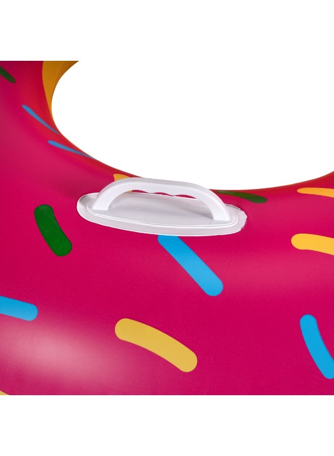 إبسلون حلقة سباحة إبسيلون دونات - 107 سم (42 بوصة)، شكل دونات عملاق، أنبوب طفو للسباحة، مناسب للأطفال من 12 عامًا فأكثر/خالية من كلوريد متعدد الفاينيل، مثالية للشاطئ وحمام السباحة واللعب في الماء | EPSSE1659 - Image 5