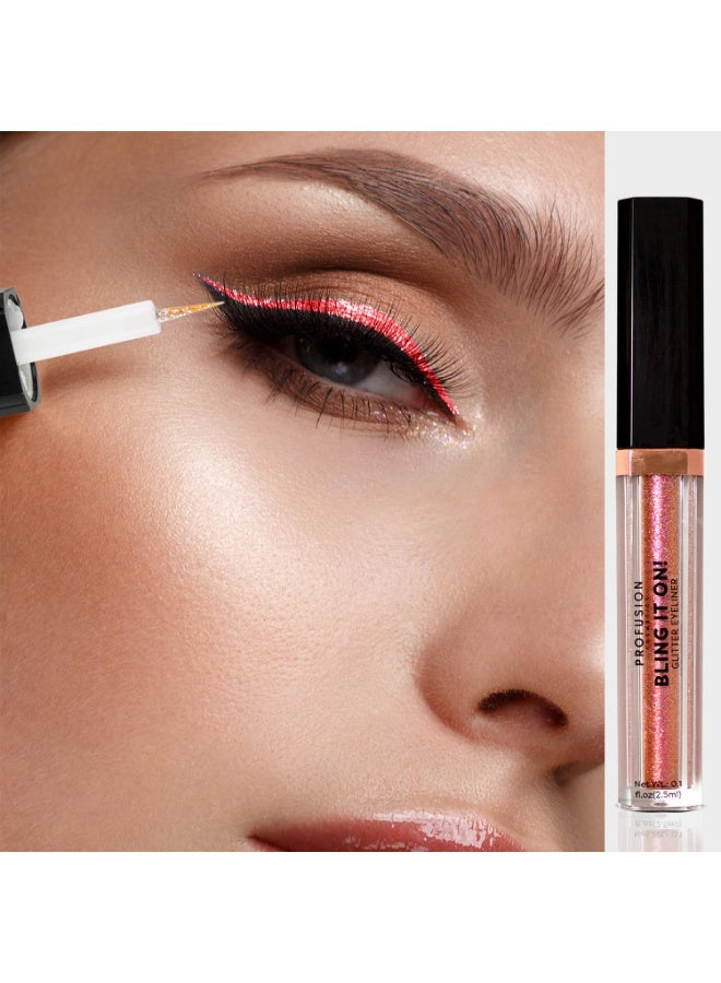 Profusion Cosmetics Bling It On Glitter Eyeliner - Pink Rhodonite (2.3ml) - Image 4
