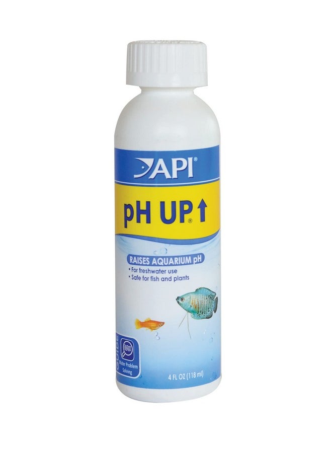 ايه بي آي محلول API pH UP لرفع درجة حموضة مياه أحواض السمك العذبة للأسماك، زجاجة سعة 4 أونصات، لون بني  - Image 1