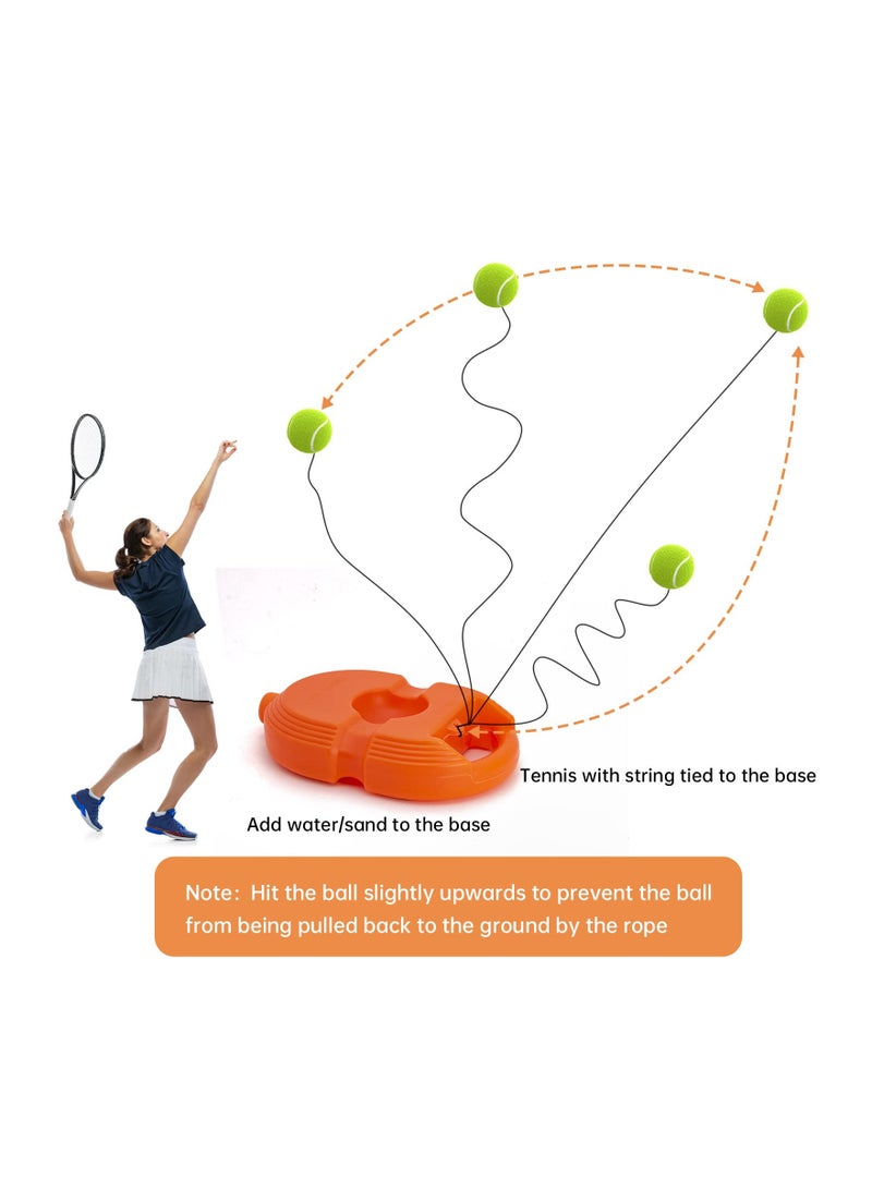 Generic Portable Tennis Rebound Ball Trainer with 1 String Ball - Ideal for Solo Practice and Self-Training, Perfect for Beginners and Sport Exercise, Essential Tennis Training Equipment.  - Image 5