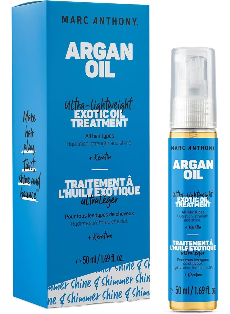 مارك أنتوني زيت الأرغان الخفيف لعلاج الشعر الغريب، غني بزيت الأرغان 50 مل - Image 1