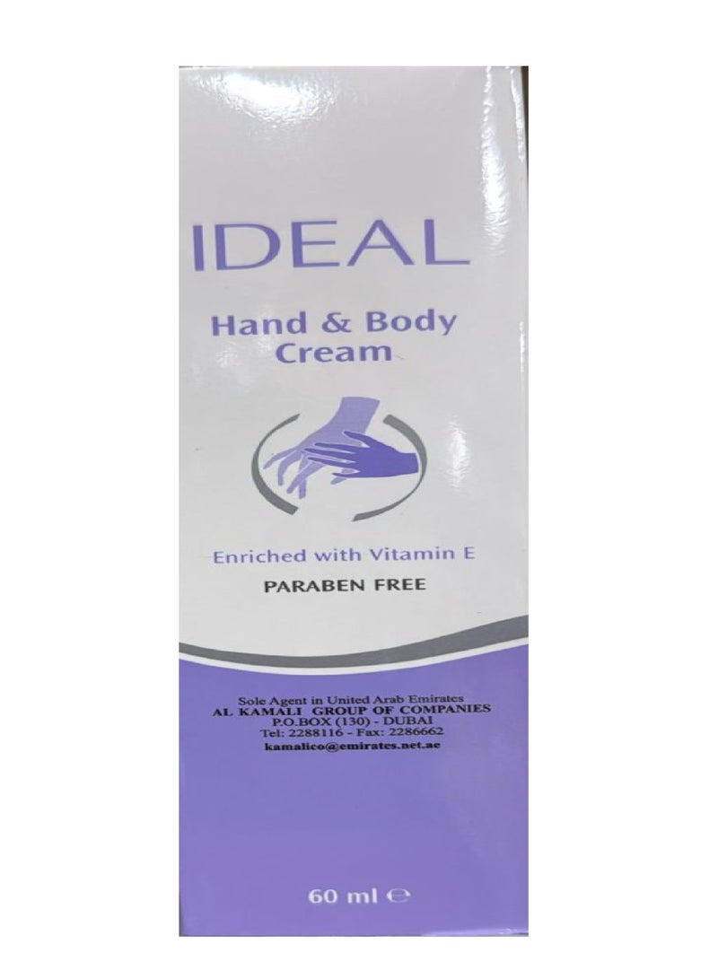 Ideal Hand and Body Cream 60ml - Image 1