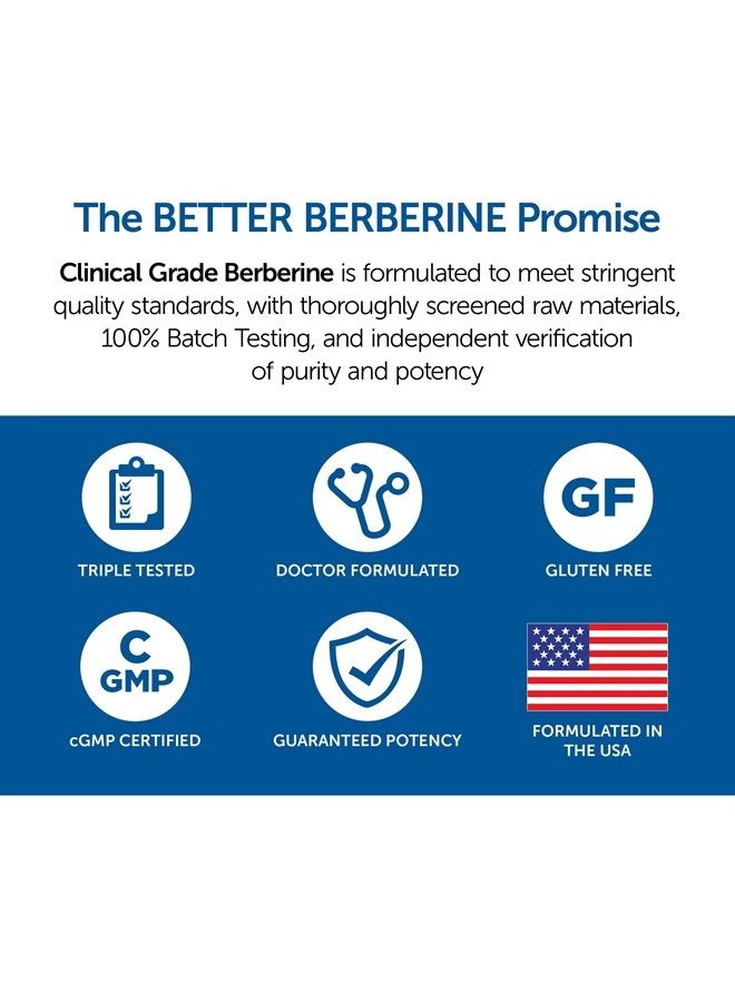 Berberine Supplement | 1,500mg Per Daily Serving | 30 Day Supply