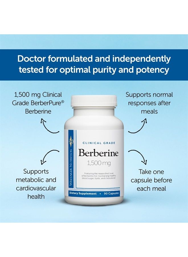 Berberine Supplement | 1,500mg Per Daily Serving | 30 Day Supply