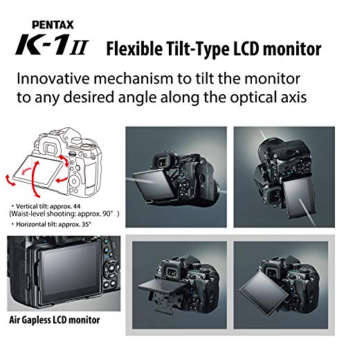Pentax K-1 Mark II Full Frame 36MP Weather Resistant DSLR with 3.2" TFT LCD, Black - Image 4