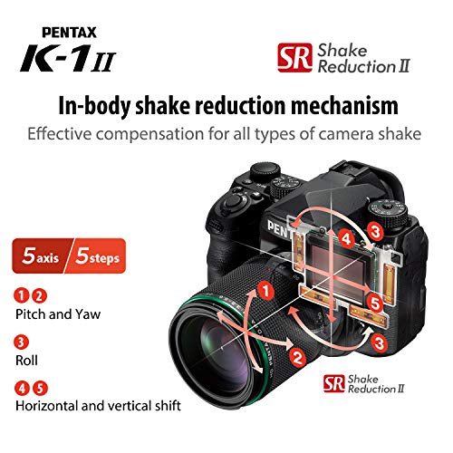 Pentax K-1 Mark II Full Frame 36MP Weather Resistant DSLR with 3.2" TFT LCD, Black - Image 5