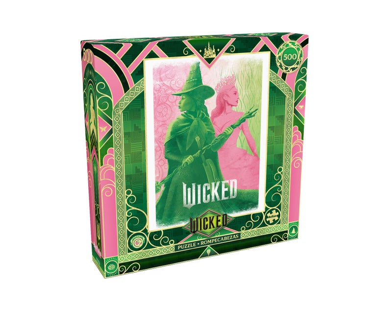 Buffalo Games - Wicked - Pink Goes Good with Green - 500 Piece Jigsaw Puzzle for Adults -Challenging Puzzle Perfect for Game Nights - Finished Size is 21.25 x 15.00 - Image 3