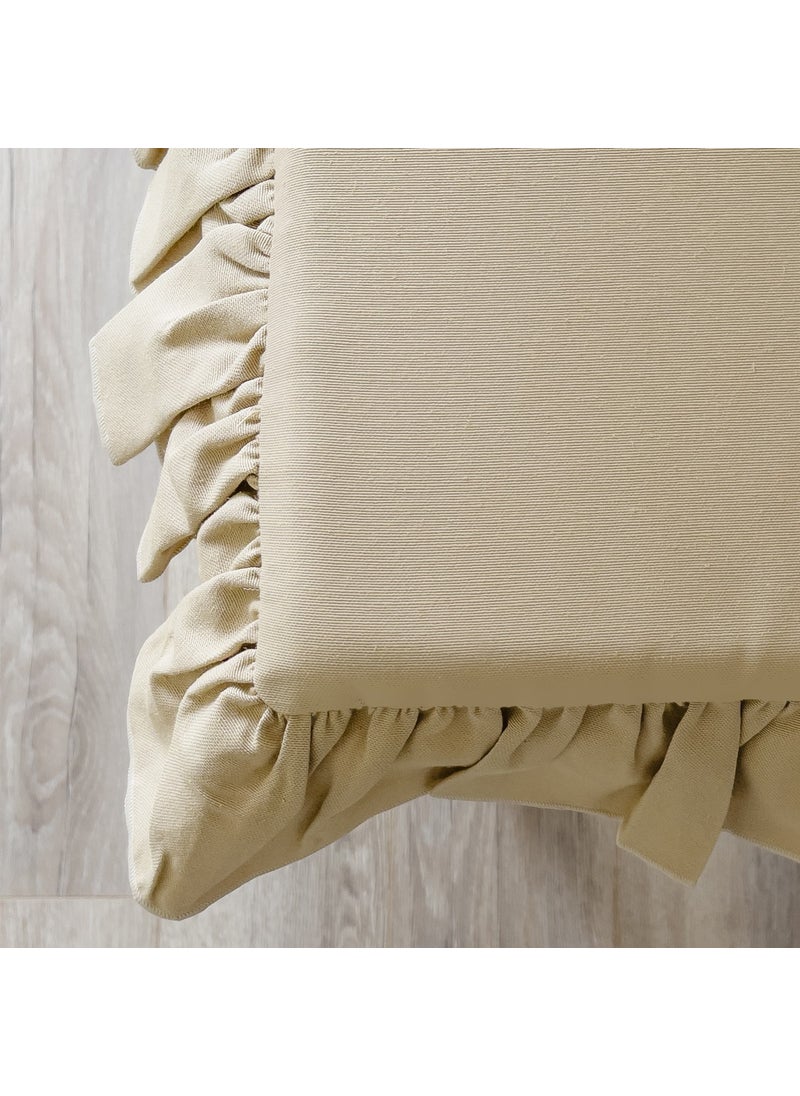 Ritmo Home Liquid & Stain Repellent Frilly Scandinavian Chair Cushion  - Image 4