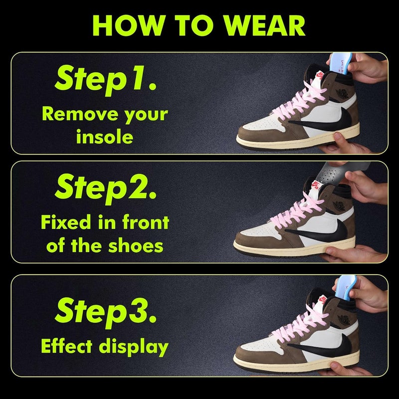 4 Pair -Anti Wrinkle Shoes Crease Indentation Protectors Shoes Flod Guards for Running Casual Shoes For Men's 6-11 / Women's 5-9 Soft Material-