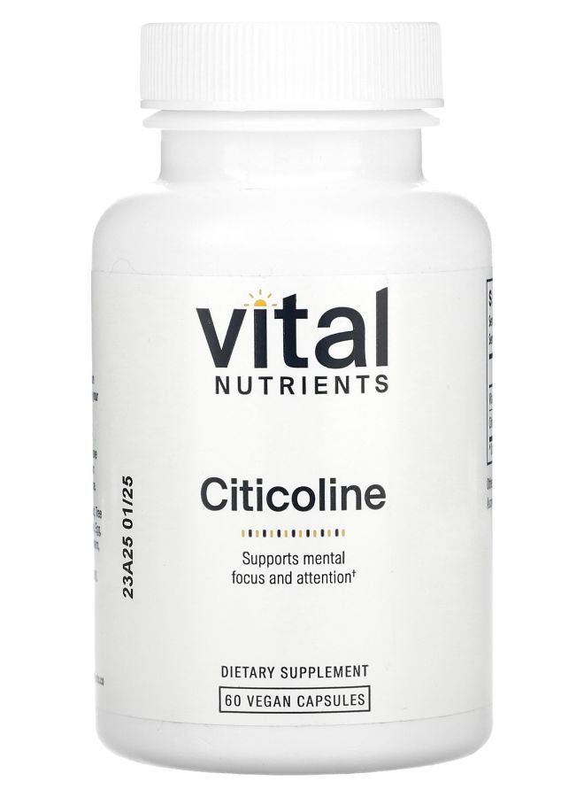 Vital Nutrients Citicoline 60 Vegan Capsules