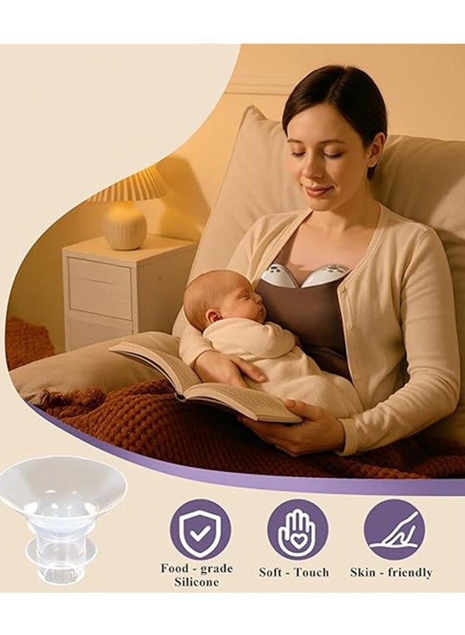 KANGLI 3 PCS Breast Milk Pump Inserts Breast Converter Practical Breast Pump Replacement 17mm 19mm 21mm - Image 2