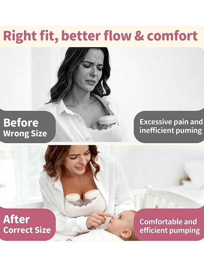 KANGLI 3 PCS Breast Milk Pump Inserts Breast Converter Practical Breast Pump Replacement 17mm 19mm 21mm - Image 4