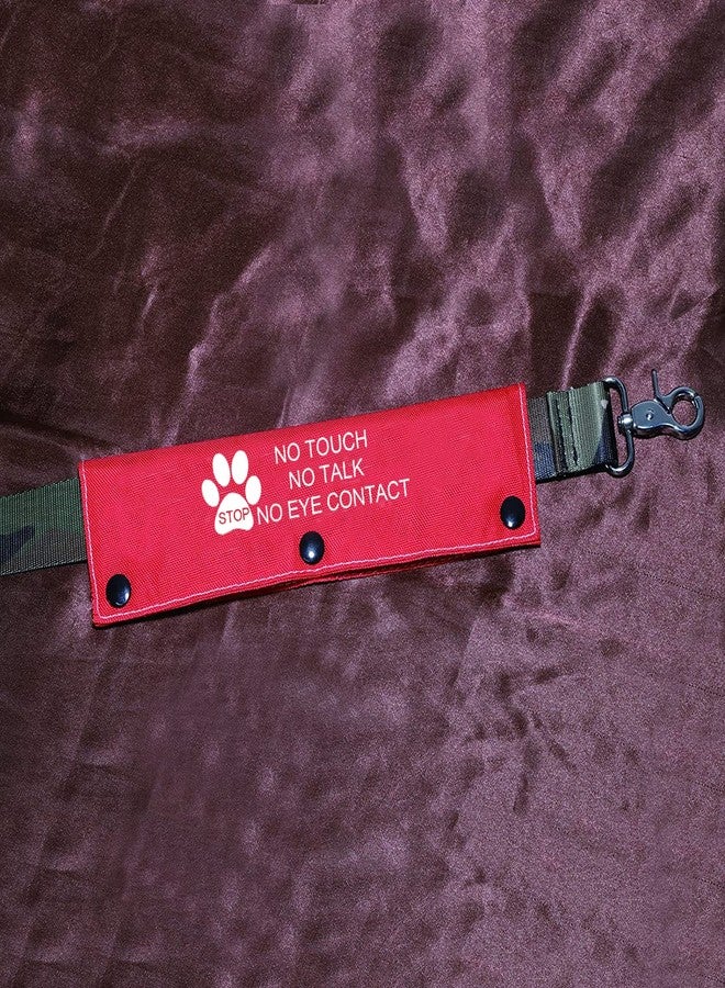 BLUPARK Funny Dog Leash Sleeve No Touch No Talk No Eye Contact Dog Leash Wrap Wrap Alert Hanging ID Patch Tag Pet Birthday Gift（Eye Contact-Sleeve） - Image 3