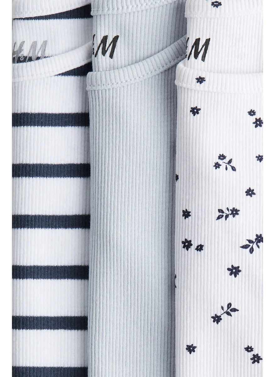 H&M 3-Pack Cotton Vest Tops