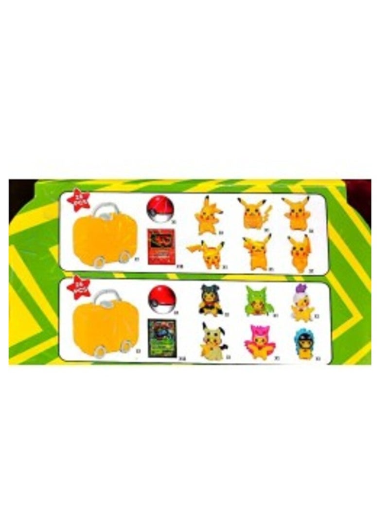 Pokemon A set of Pokemon games, figures, and cards, 25 unique pieces, in a wheeled bag  - Image 4
