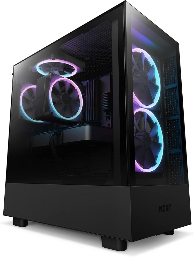 NZXT T120 RGB CPU Air Cooler - RC-TN120-B1 - RGB CPU Liquid Cooler - Conductive Copper Pipes - Fluid Dynamic Bearings - AMD and Intel Compatibility - Black - Image 4