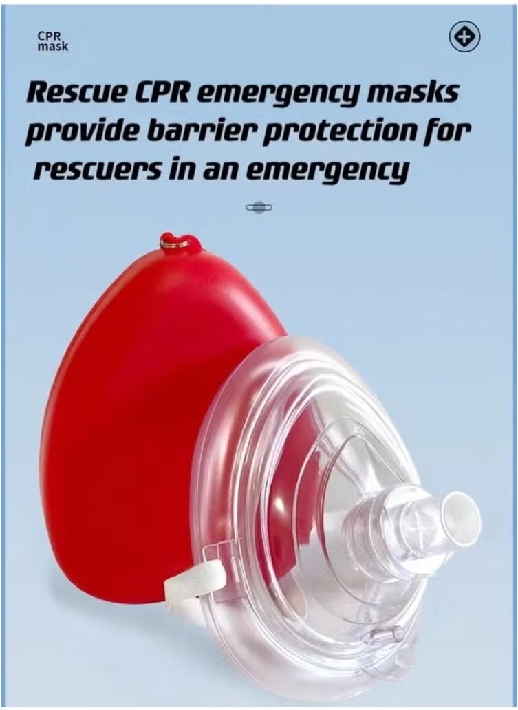 Choking Emergency Device Respiratory Training Trainer Rescue Mask CPR Device Rescue Device Training Products Family Removal Device for Suffocation Removing Blocked Objects Aid Device