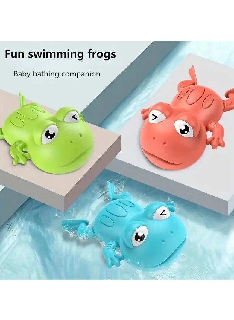 Goolsky - Bath Toys For Toddlers 1 2 3 4 5 Years Old, Pool Toys For Kids, Baby Funny Wind Up Swimming Turtle Bath Toy, Cute Floating Bathtub Water Toys, Gift For Preschool Child Boys Girls - Image 1