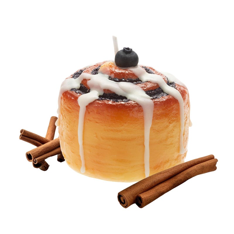 Mesiiloly Cinnamon Roll Candle Food Shaped Cinnamon Scented Candles Unique Candle Gifts for Women Men Ideal for Birthday Valentines Christmas,Home Decorations - Image 1