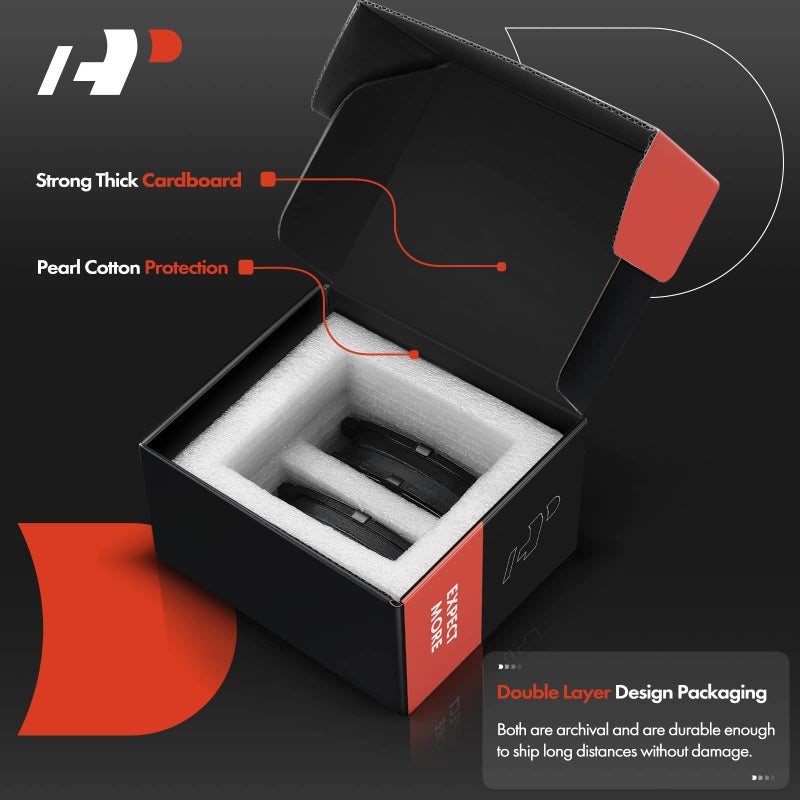 A-Premium Front Ceramic Disc Brake Pads Set Compatible with Select Toyota and Lexus Models - Camry 2007-2017, Avalon 2008-2018, ES350 2007-2018, ES300h 2013-2018, with Hardware, 4 PCS - Image 4