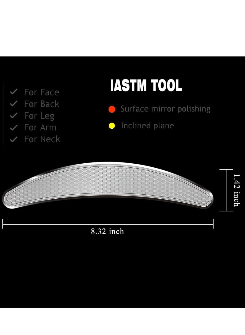 Generic 3 in 1 Stainless Steel Muscle Scraper Tools Set Scraping Massage Tools for Physical Therapy Derma Edge Massage Tool GuaSha Massage Scraper Tool IASTM Tools Guasha Tool for Body  - Image 3