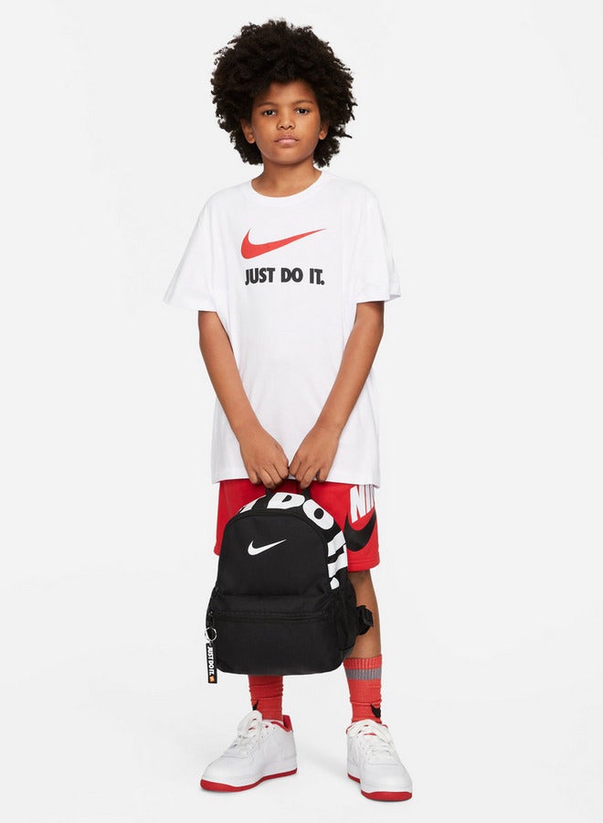 Nike Logo Print Mini School Backpack with Adjustable Shoulder Straps - Image 2