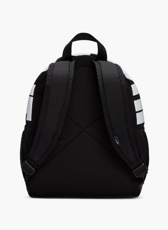 Nike Logo Print Mini School Backpack with Adjustable Shoulder Straps - Image 3
