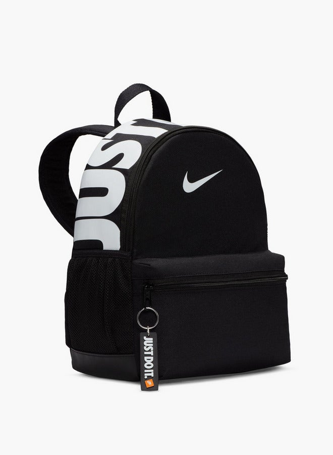 Nike Logo Print Mini School Backpack with Adjustable Shoulder Straps - Image 4